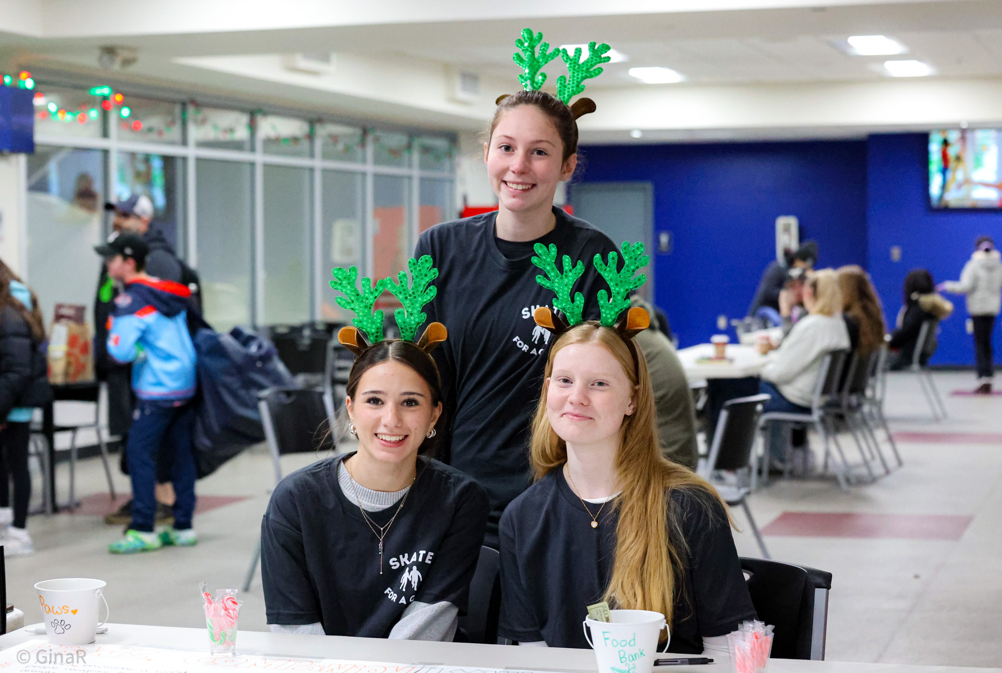 Volunteers at Skate For a Cause
