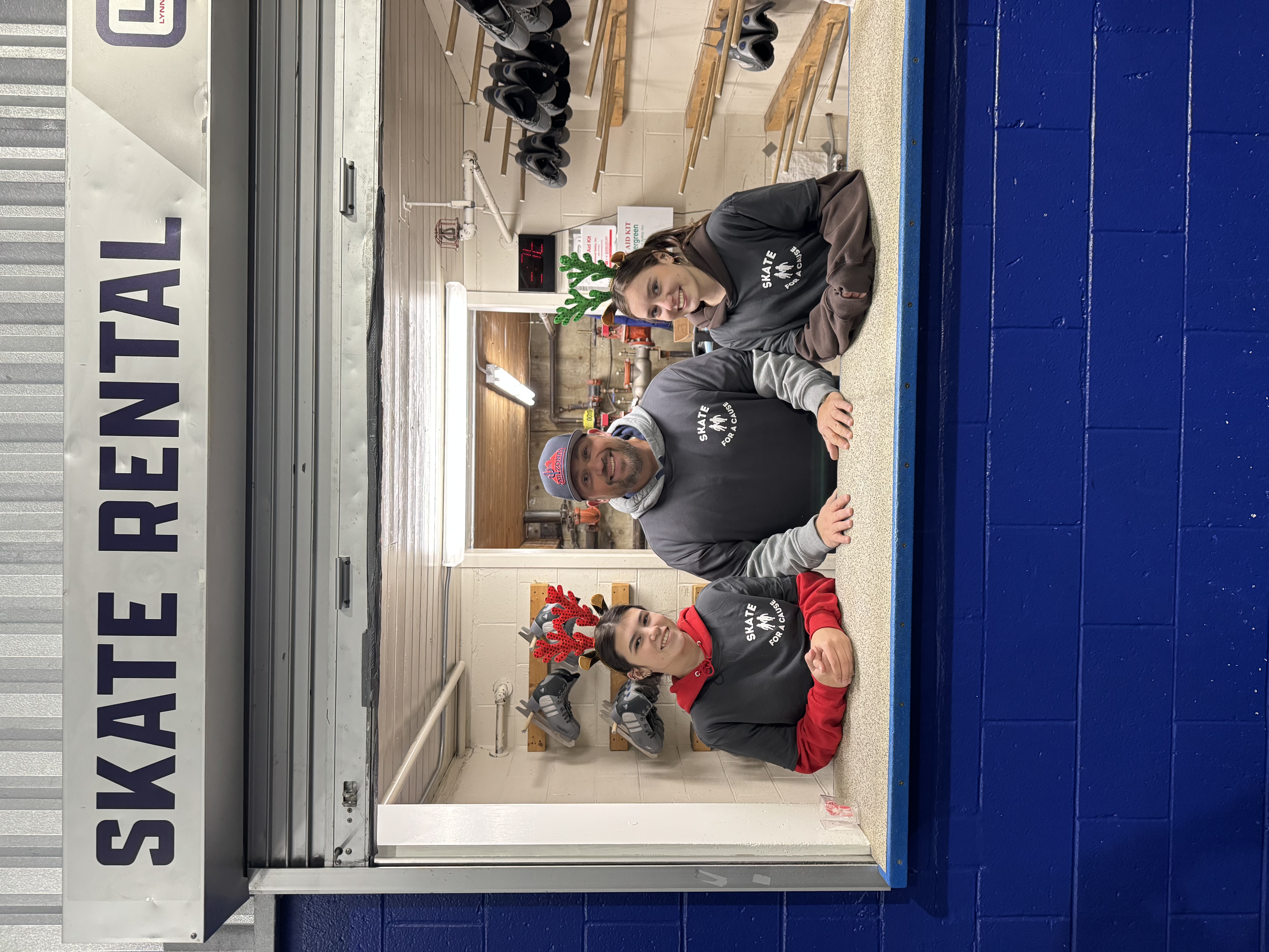 Volunteers at Skate For a Cause